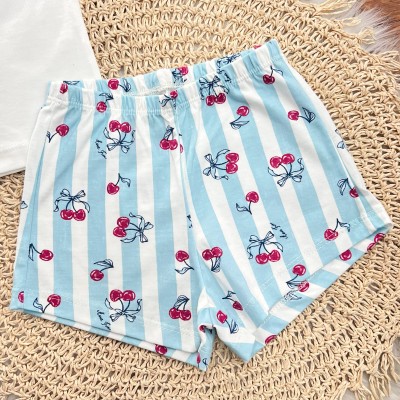 Conj Pijama Cherry Festival Cerejinha Off White